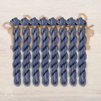 Set of OwlForest Hand-Dyed Threads for the “In the Garden” Chart (Thread Trade n.a. Kirov)