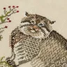 Printed embroidery chart “Manul”