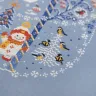 Printed embroidery chart “Snowy Stroll” 