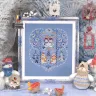 Printed embroidery chart “Snowy Stroll” 