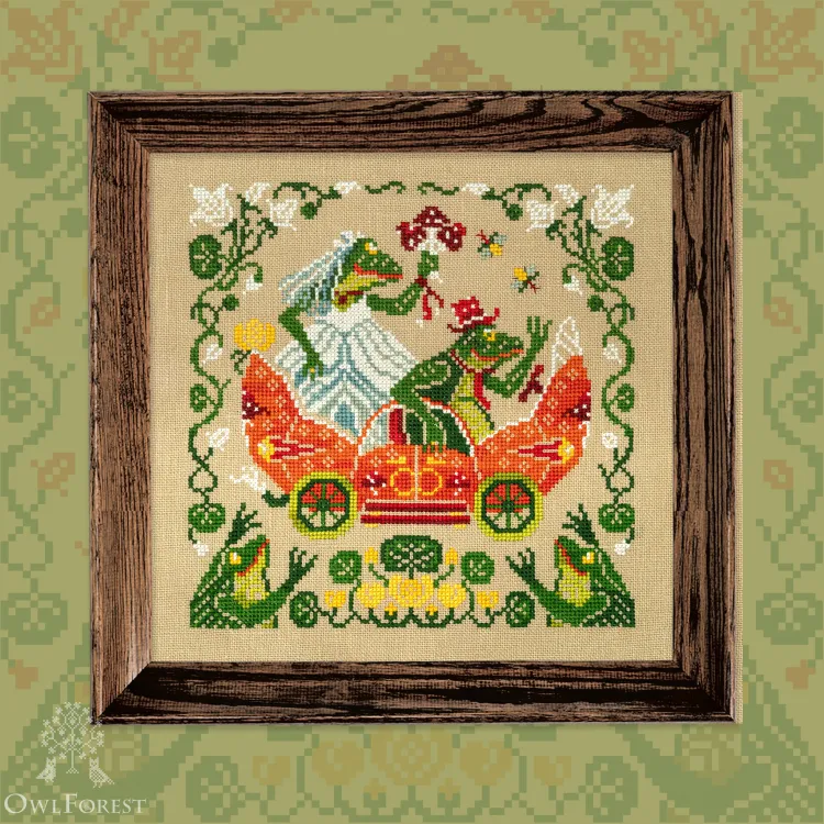 Printed embroidery chart “Wedding Bouquet”