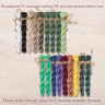 Set of OwlForest Hand-Dyed Threads for the “The Mistress of the Copper Mountain” Chart (DMC)