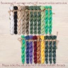 Set of OwlForest Hand-Dyed Threads for the “The Mistress of the Copper Mountain” Chart (DMC)