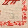 Printed embroidery chart “Fiery Horse”