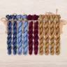 Set of OwlForest Hand-Dyed Threads for the “Belarusian Motifs” Chart (Thread Trade n.a. Kirov)