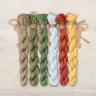 Set of OwlForest Hand-Dyed Threads for the “Frosty Night” Chart (DMC)