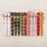 Set of OwlForest Hand-Dyed Threads for the “Blossom Season” Chart (DMC)