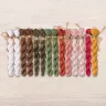 Set of OwlForest Hand-Dyed Threads for the “Blossom Season” Chart (DMC)