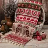 Knitted Scarf «Fluffy-footed Owls»