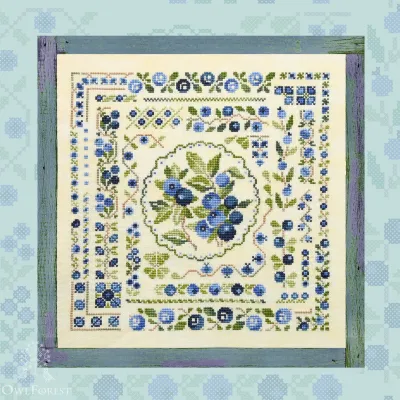 Embroidery kit “Blueberry Summer”