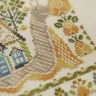 Printed embroidery chart “Snail Houses. Pear”