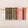 Set of OwlForest Hand-Dyed Threads for the “Blossom Season” Chart (Thread Trade n.a. Kirov)