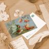 “Fairy and Foxes” Postcard