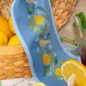 Printed embroidery chart “Lemon Bow”
