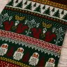 Knitted Scarf «Forest Owls»