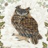 Printed embroidery chart “Siberian Owl”