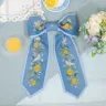 Digital embroidery chart “Lemon Bow”