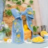 Digital embroidery chart “Lemon Bow”