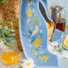 Digital embroidery chart “Lemon Bow”