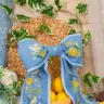 Digital embroidery chart “Lemon Bow”