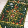 Knitted Scarf «Hut on chicken legs»