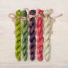 Set of OwlForest Hand-Dyed Threads for the “Currant Summer” Chart (Thread Trade n.a. Kirov)