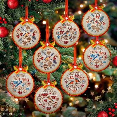 Digital Embroidery Chart “Winter Birds”