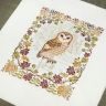 Digital embroidery chart “Barn Owl”