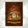 “Flower Mushroom” Postcard