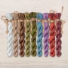 Set of OwlForest Hand-Dyed Threads for the “Snowy Winter” Chart (DMC)