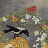Printed embroidery chart “Pumpkin Crow”