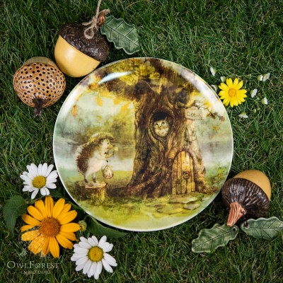 “Oak on the River Bank” Plate