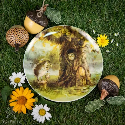 “Oak on the River Bank” Plate