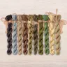 Set of OwlForest Hand-Dyed Threads for the “Siberian Owl” Chart (DMC)