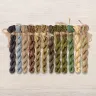 Set of OwlForest Hand-Dyed Threads for the “Siberian Owl” Chart (DMC)