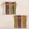 Set of OwlForest Hand-Dyed Threads for the “Barn Owl” Chart (DMC)