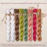 Set of OwlForest Hand-Dyed Threads for the “Snowman Vacation” Chart (DMC)