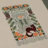 Free embroidery digital chart “Siberian Window”