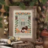 Free embroidery digital chart “Siberian Window”