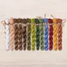 Set of OwlForest Hand-Dyed Threads for the “Lubava” Chart (DMC)