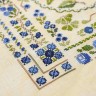 Printed embroidery chart “Blueberry Summer”