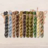 Set of OwlForest Hand-Dyed Threads for the “Siberian Owl” Chart (Thread Trade n.a. Kirov)