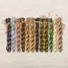 Set of OwlForest Hand-Dyed Threads for the “Siberian Owl” Chart (Thread Trade n.a. Kirov)