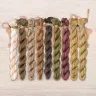 Set of OwlForest Hand-Dyed Threads for the “Barn Owl” Chart (Thread Trade n.a. Kirov)