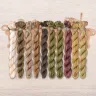 Set of OwlForest Hand-Dyed Threads for the “Barn Owl” Chart (Thread Trade n.a. Kirov)