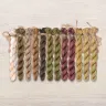 Set of OwlForest Hand-Dyed Threads for the “Barn Owl” Chart (Thread Trade n.a. Kirov)
