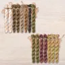 Set of OwlForest Hand-Dyed Threads for the “Barn Owl” Chart (Thread Trade n.a. Kirov)