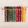 Set of OwlForest Hand-Dyed Threads for the “Christmas Eve” Chart (DMC)
