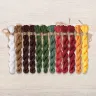 Set of OwlForest Hand-Dyed Threads for the “Christmas Eve” Chart (DMC)