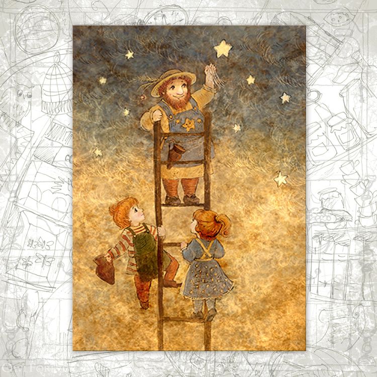“Let the Stars Shine Brighter” Postcard